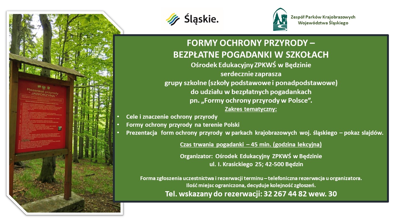 POGADANKI FORMY OCHRONY PRZYRODY