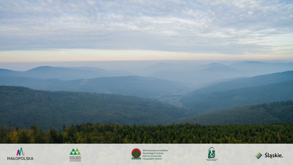 Panorama Masywu Magurki Wilkowickiej i Czupla 3