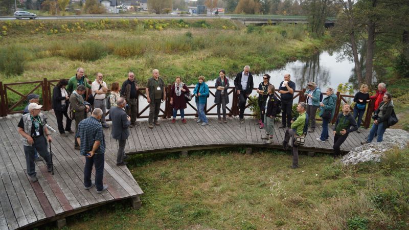 uczestnicy szkoły krasu nad Wartą we Mstowie. fot. P.Kokoszka